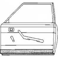 Дверь VAN WEZEL UW4XEI1 463539 XH VWQ 1707272