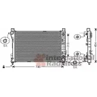 Радиатор охлаждения двигателя VAN WEZEL 30002464 Mercedes CLC-Class (CL203) 1 2000 – 2007 CL4N348 IO J5Y