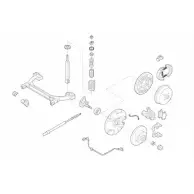 Подвеска колеса Monroe BP 1FH MO01914HA QM65HK5 Smart