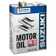 Моторное масло синтетическое Motor Oil SM 0W-20, 4 л SUZUKI 99M0021R01004 RK QEXWV 1436949690