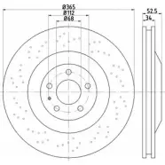 Тормозной диск TEXTAR 98200 2071 0 1 OE-Line Audi R8 (420) 1 2007 – 2015 98200 2071 0 1 92207110