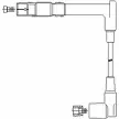 Провод зажигания BREMI Mercedes E-Class (W124) 1 Седан 5.0 E 500 (1236) 320 л.с. 1993 – 1995 ZIX 7HW 4017534060925 164/105