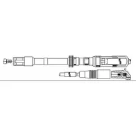 Провод зажигания BREMI 4017534121015 6E 745 198/75 Volkswagen Bora (A4, 1J2) 4 Седан 1.8 4motion 125 л.с. 1999 – 2005