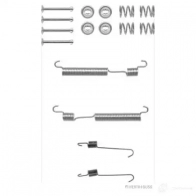 Ремкомплект тормозных накладок HERTH+BUSS 627248 j3560502 V2W8 8AX 4029416217860