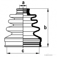 Пыльник шруса, ремкомплект HERTH+BUSS j2885011 HV6SI 2O 4029416165888 Mitsubishi Lancer 8 (CK, CJ) 1996 – 2001