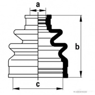 Пыльник шруса, ремкомплект HERTH+BUSS 4029416164010 j2880500 WOL 1FP Hyundai