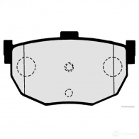 Тормозные колодки, комплект HERTH+BUSS ACRNXZC 2 1122 627758 j3611036 - Изображение 2