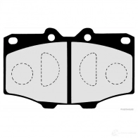 Тормозные колодки, комплект HERTH+BUSS 2 0852 j3602036 21967 627510 - Изображение 2
