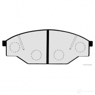 Тормозные колодки, комплект HERTH+BUSS 4029416056988 0PHC 0 j3602040 6093774 - Изображение 1