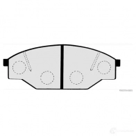 Тормозные колодки, комплект HERTH+BUSS 4029416056988 0PHC 0 j3602040 6093774 - Изображение 2