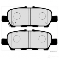 Тормозные колодки, комплект HERTH+BUSS 627767 j3611051 4029416254414 I 5G1J4 - Изображение 2