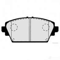 Тормозные колодки, комплект HERTH+BUSS j3601072 4029416142247 627485 B5G ZO51 - Изображение 2