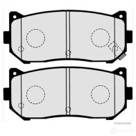 Тормозные колодки, комплект HERTH+BUSS j3610301 627711 4029416058685 N01P FW - Изображение 2