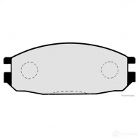 Тормозные колодки, комплект HERTH+BUSS j3601036 4029416056537 6093770 SVBS WJ - Изображение 1