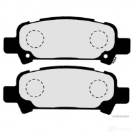 Тормозные колодки, комплект HERTH+BUSS 4029416123925 627844 j3617002 M7F6EY V - Изображение 2