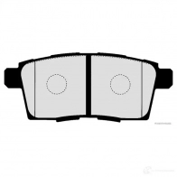 Тормозные колодки, комплект HERTH+BUSS j3613009 4029416256180 6OR8 LB 627805 - Изображение 2