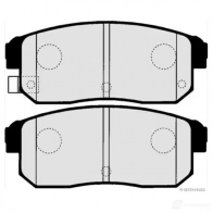 Тормозные колодки, комплект HERTH+BUSS 9D2E5 7 4029416174767 627812 j3613018 - Изображение 2