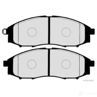 Тормозные колодки, комплект HERTH+BUSS 627496 TFC N8 4029416237080 j3601096 - Изображение 2