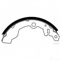 Барабанные тормозные колодки, комплект HERTH+BUSS 0DQX 89 627190 j3508008 4029416055790 - Изображение 2