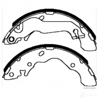 Барабанные тормозные колодки, комплект HERTH+BUSS j3500519 627057 4029416118358 09VLK 0 - Изображение 2