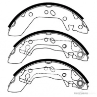 Барабанные тормозные колодки, комплект HERTH+BUSS 627055 4029416118334 XRMSP 5 j3500517 - Изображение 2