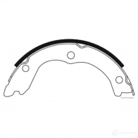 Тормозные колодки ручника, комплект HERTH+BUSS 6093740 4029416220181 D5KI 4V j3501060 - Изображение 2