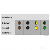 Разъем проводки задней двери HERTH+BUSS Rep Cab EM27A 822495 51277034 - Изображение 2