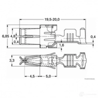 Обжимной коннектор HERTH+BUSS 50253322 SP T P2H6N 820004 - Изображение 2