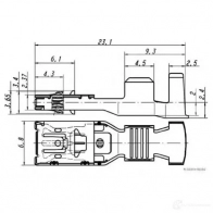 Обжимной коннектор HERTH+BUSS 820095 50253449 4026736147440 GFQB HI - Изображение 2