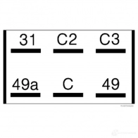 Реле поворотников, поворотов HERTH+BUSS 824623 4026736058319 75605146 B ITSIU