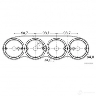 Держатель заднего фонаря HERTH+BUSS 83842103 826655 FL0V3 BacMod 92 - Изображение 3