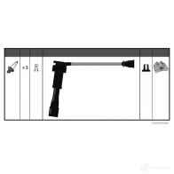 Высоковольтные провода зажигания, комплект HERTH+BUSS ECPNI S3 4029416090555 j5385022 635576 - Изображение 2