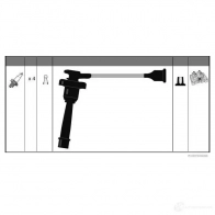 Высоковольтные провода зажигания, комплект HERTH+BUSS j5385006 635569 TL K208A 4029416090449