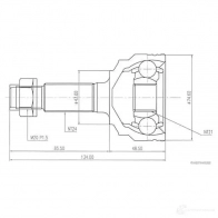 Шрус приводного вала, комплект HERTH+BUSS 4029416296476 623898 M XYUD3R j2826023