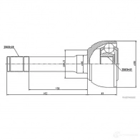 Шрус приводного вала, комплект HERTH+BUSS 4029416040475 7RN R5 j2821010 623645 - Изображение 2