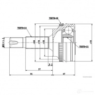 Шрус приводного вала, комплект HERTH+BUSS 4029416199906 j2822142 7 8TDW8L 623743 - Изображение 2