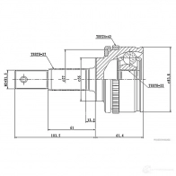 Шрус приводного вала, комплект HERTH+BUSS j2821119 4029416102760 623665 Q EX6SQS - Изображение 2