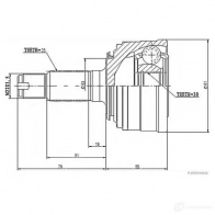 Шрус приводного вала, комплект HERTH+BUSS 623981 4029416042066 XM 7UIM j2834000 - Изображение 2