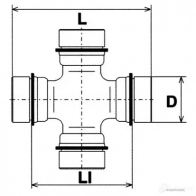 Крестовина кардана HERTH+BUSS 5L9EM S 4029416287023 J2929007 624290
