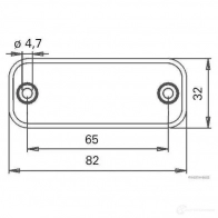 Фонарь подсветки номера HERTH+BUSS 826724 4026736371609 0HG 3ZD 84750008 - Изображение 4