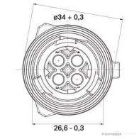 Корпус заглушки HERTH+BUSS 50290955 RK 2,5 821141 B7DVD - Изображение 2