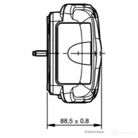 Задний фонарь HERTH+BUSS 826504 83840688 L C8 DQMTOM - Изображение 5