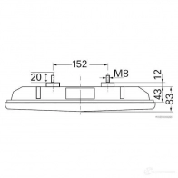 Задний фонарь HERTH+BUSS 826211 QYT7V L C4 83830366 - Изображение 2