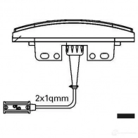 Боковой габаритный фонарь HERTH+BUSS 82710203 825590 9RPF4 Unip oint - Изображение 3