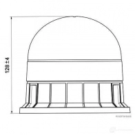 Проблесковый маячок HERTH+BUSS 1437474432 84770004 KBT WHS