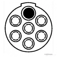 Разъем фаркопа HERTH+BUSS J H0M00J 4026736035679 822947 51305385 - Изображение 2