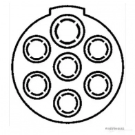 Разъем фаркопа HERTH+BUSS 4026736035327 97G8X W2 822934 51305284 - Изображение 2