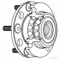Подшипник ступицы колеса, комплект HERTH+BUSS 631687 V2 9CT 4029416280437 j4708025