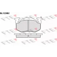 Тормозные колодки, дисковые, комплект FTE 8RJAW BL1229B2 20 634 Renault Twingo (C06) 1 Хэтчбек 1.2 16V (C06C. C06D. C06K) 75 л.с. 2001 – 2007