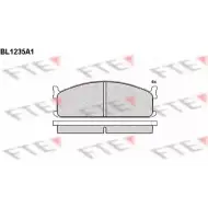 Тормозные колодки, дисковые, комплект FTE DWPA0 604273 BL1235A1 211 15